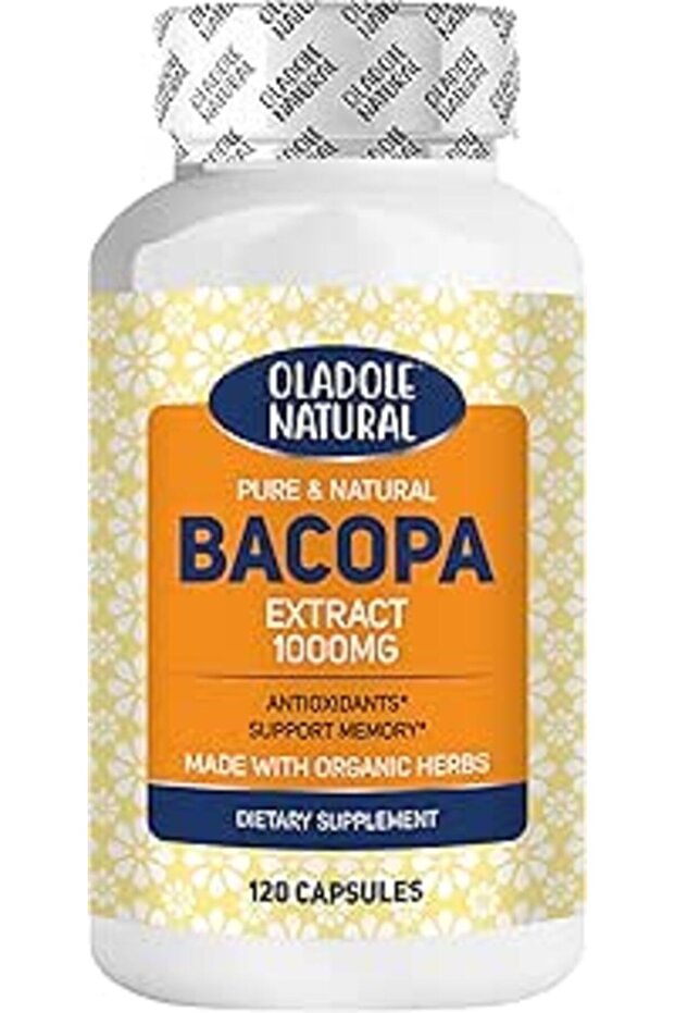 Bacopa 1000mg, 120 Capsules