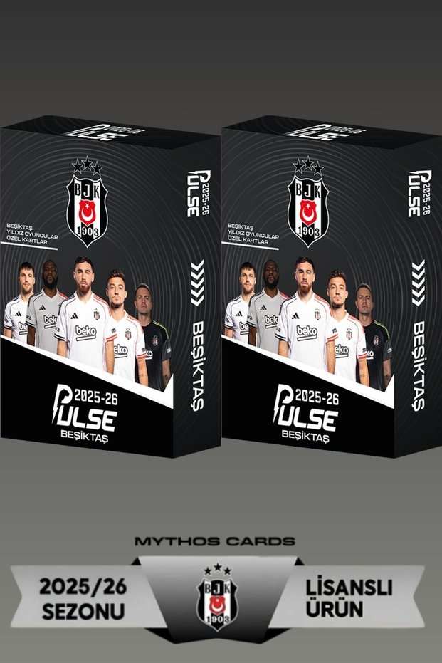 Beşiktaş Pulse Football Card Series 2025-2026 Season (10X2 20 Pieces)