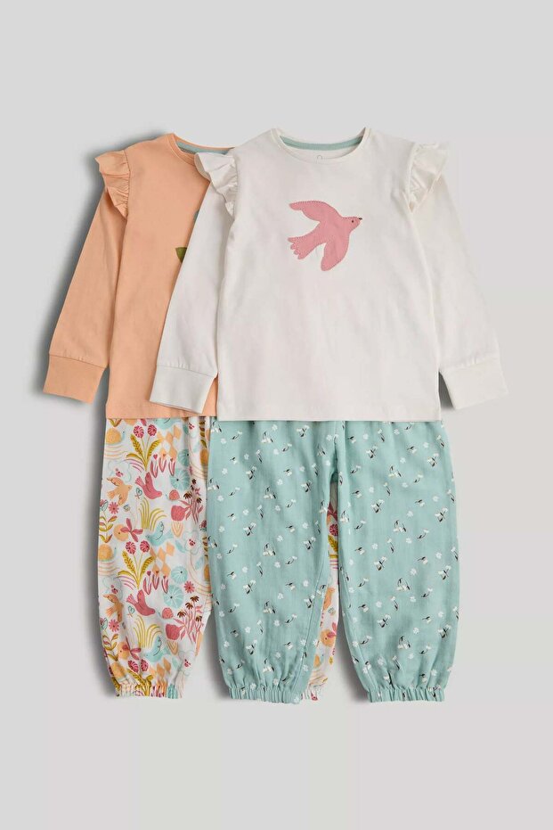 2 Pack Spring Pyjamas - 1