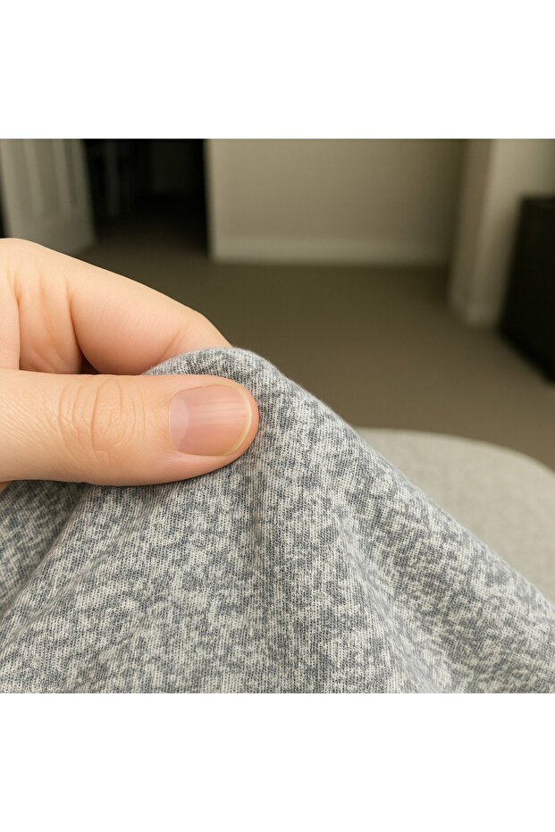 Modern Gri Pamuklu Koltuk Örtüsü 170×215 cm – Yıkanabilir, Tek Parça, Şık & Konforlu - 2