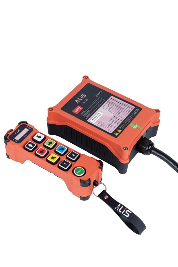 A108 8 HAREKET TEK HIZLI ENDÜSTRİYEL UZAKTAN KUMANDA SİSTEMİ - 1