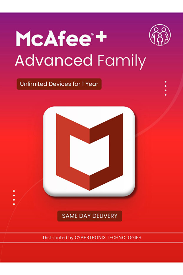 + Advanced Family | Unlimited Devices for 1 Year | Digital License | SAME DAY DELIVERY