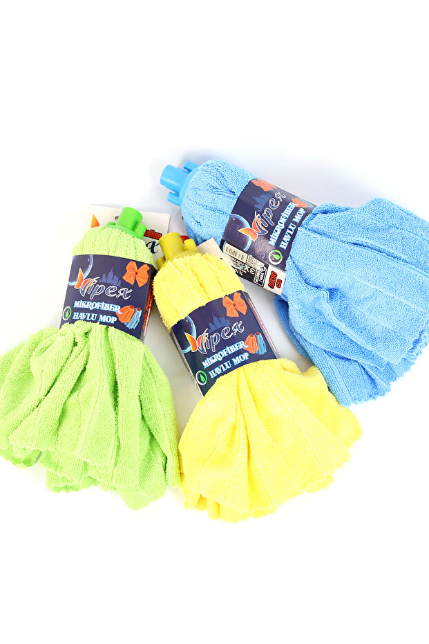 VİPEX 60x80 Ultra Doku Havlu Mop Başlığı Yüksek Emicilik - Fiyatı