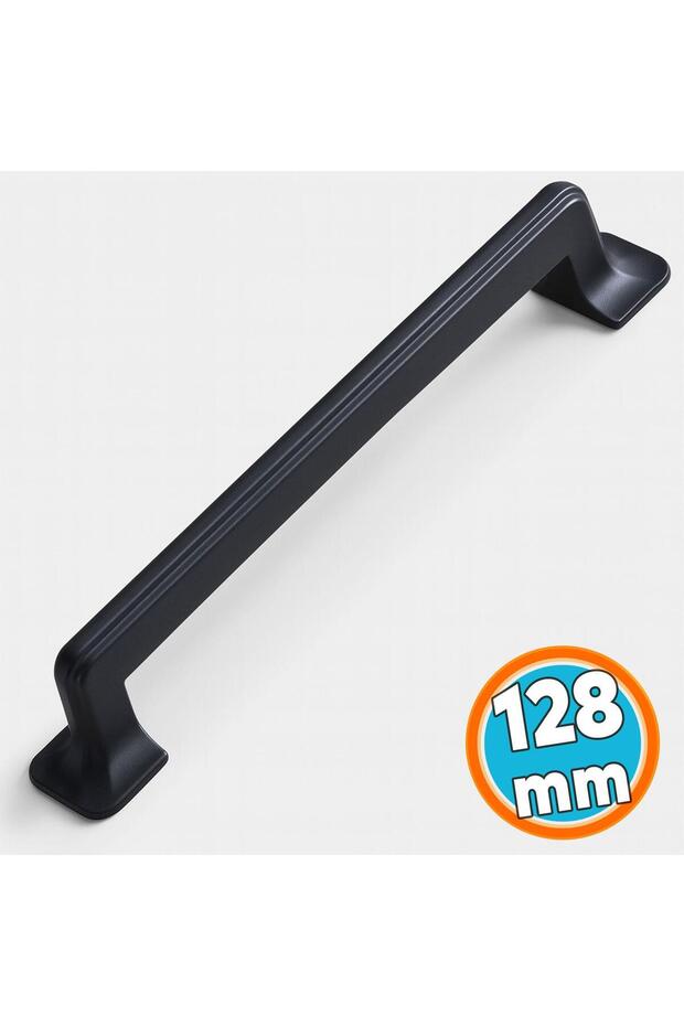 Furniture Drawer Kitchen Cabinet Cupboard Door Handles Knob Pull Black Metal 128 Mm-12.8 cm