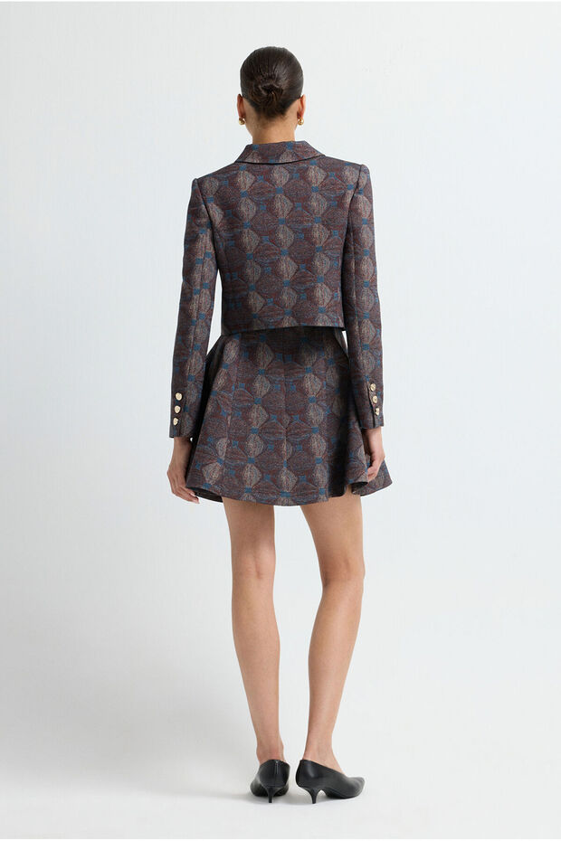 Crop Jakar Ceket - 8