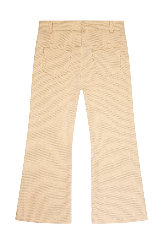 İspanyol Paça Simli Örme Pantolon - 3