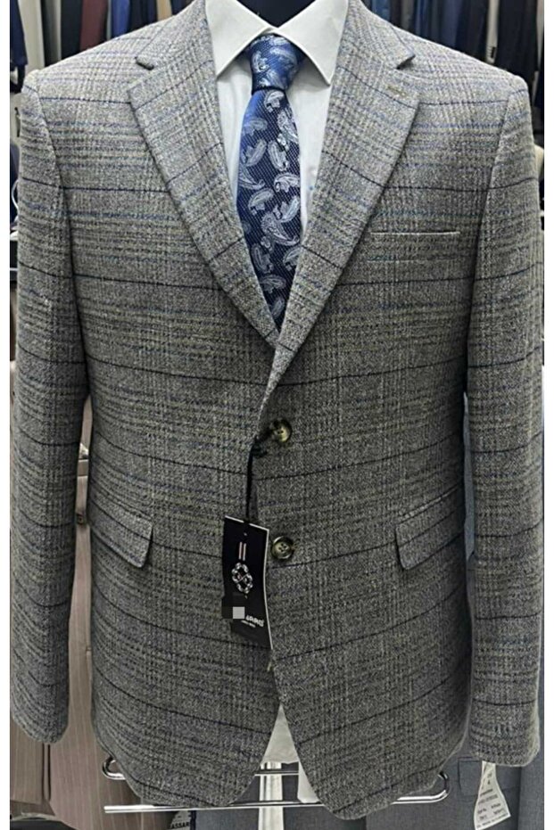 Kaşe Kalın Yün Ceket - 1