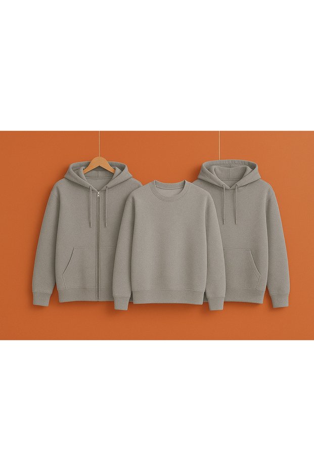 Zipped-Sifiryaka-Hoodie 3-Piece Sweat
