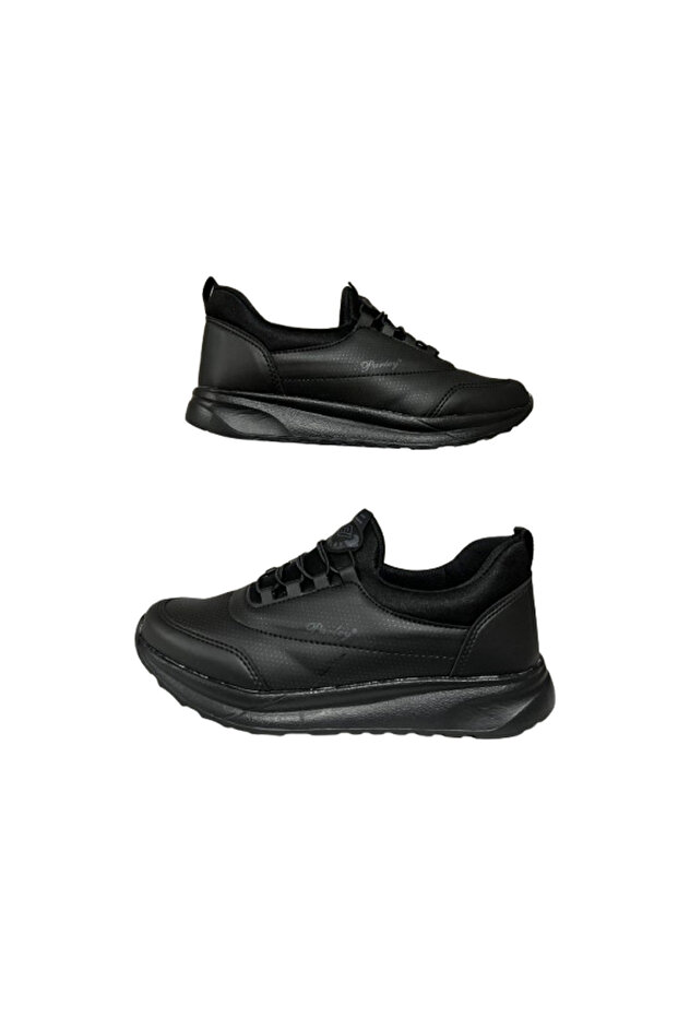 Skin Elastic Black Sports Shoes