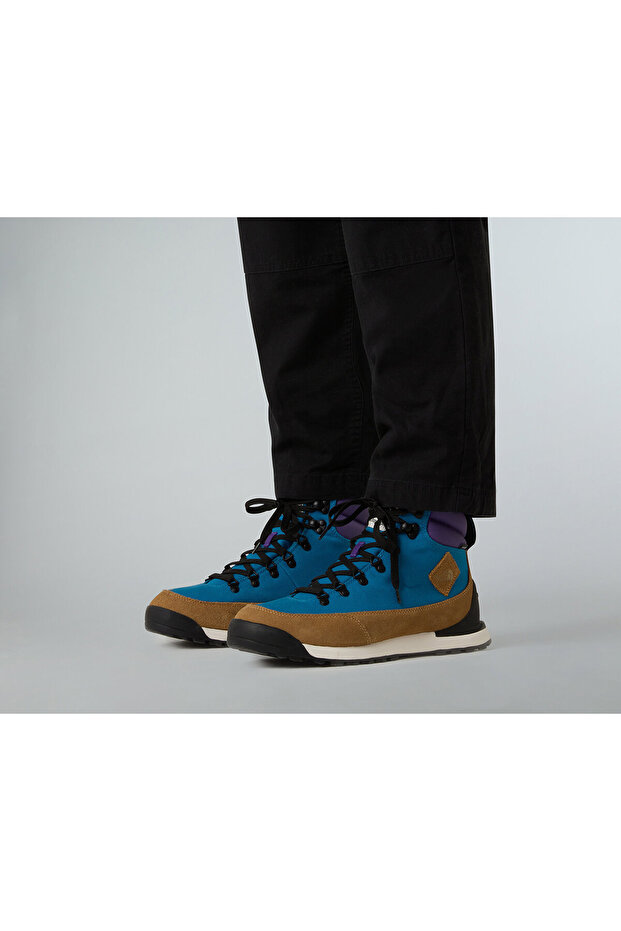 M Back-To-Berkeley iv Textile Wp Erkek Trekking Bot Ve Ayakkabısı NF0A8177DDO1 Mavi - 2