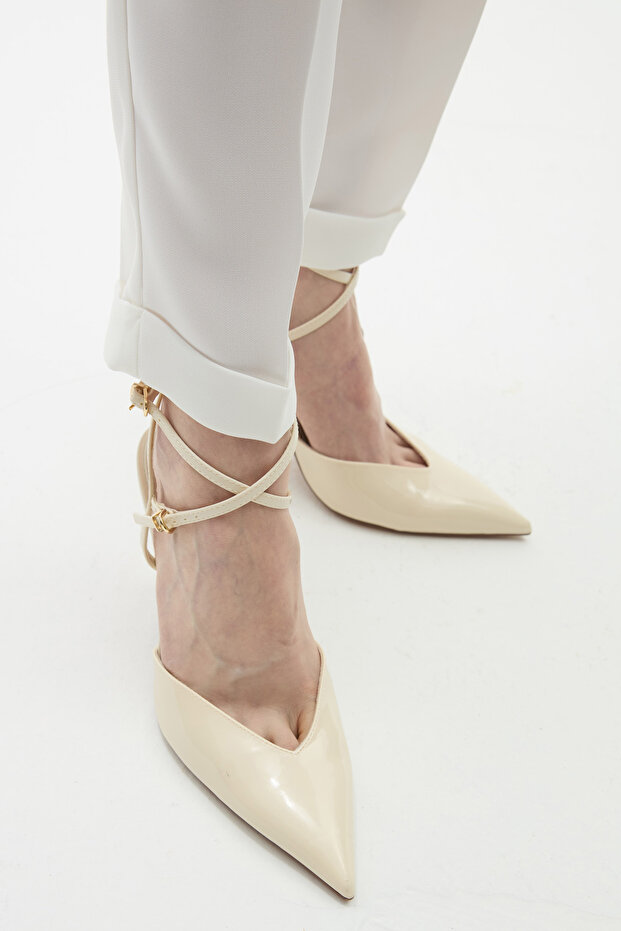 Hepburn White Pants - 7