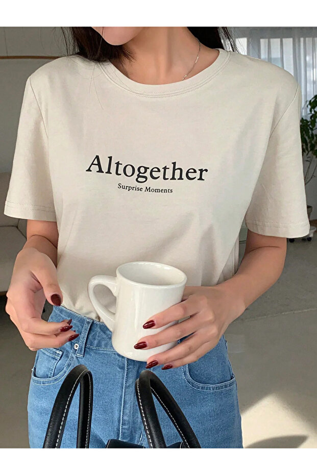 تي شيرت نسائي بيج Altogether كبير الحجم