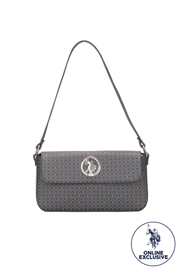 Black-Black Women's Shoulder Bag Us8579