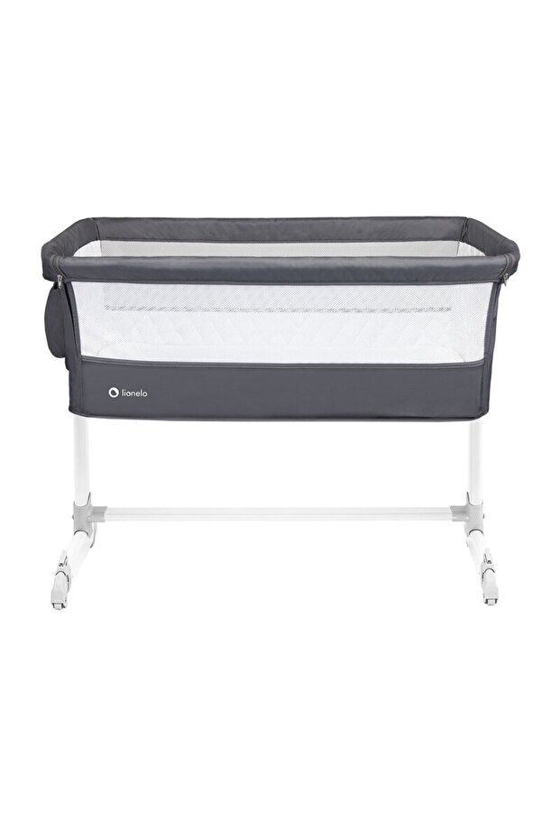Co-sleeper crib, Lionelo, Theo, 2 in 1, With angle setting, Adjustable in 5 positions, Gray - 6