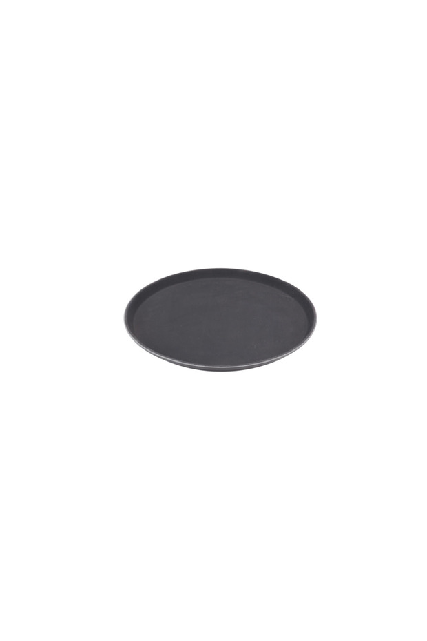Black Round Non Slip Serving Tray – 35cm