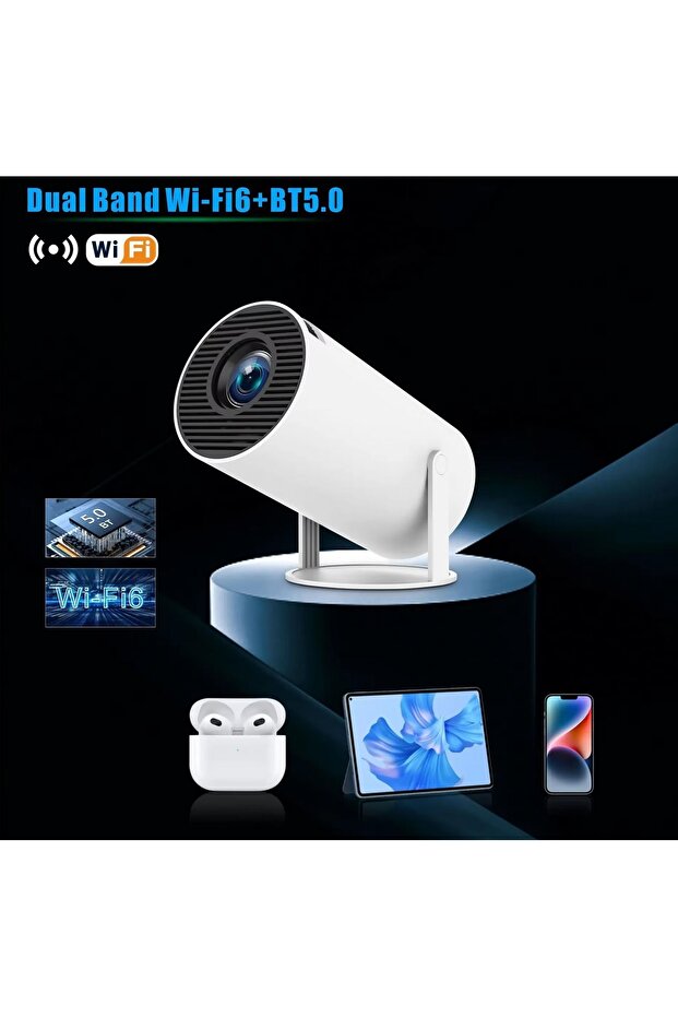 M300MAX ANDROİD PROJEKTÖR AKILLI VİDEO OYNATICI 2 İN 1 GAME PROJEKTOR FULL HD PROJEKSİYON YANSITMA - 8