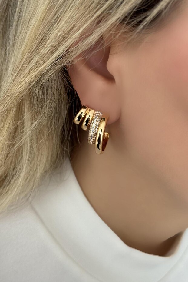 أقراط دائرية من البولي - 1