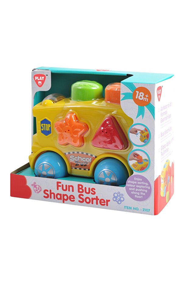 لعبة فرز أشكال الحافلات الممتعة - 1