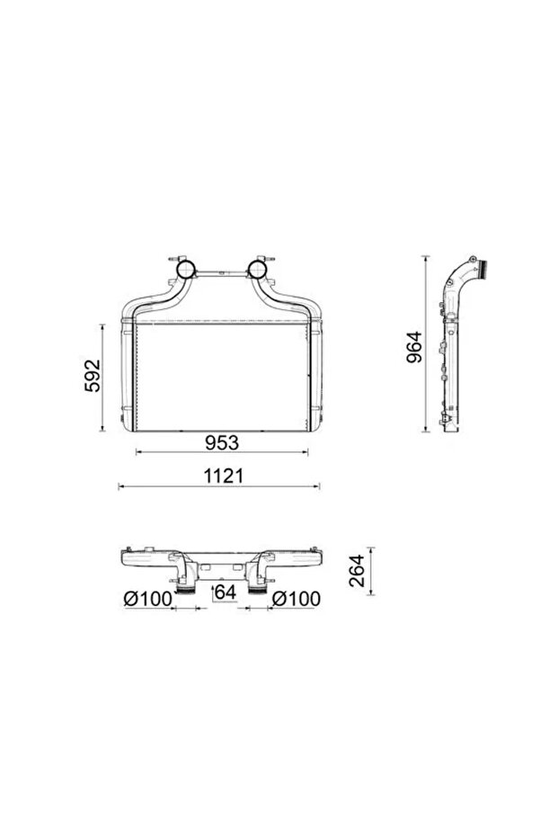 Intercooler Compresor Daf Cf - 1