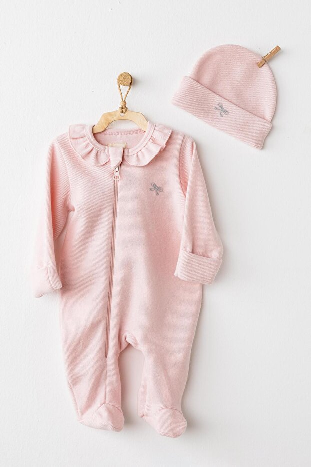 Baby Girl Jumpsuit Set Romper Hat Set Casual Ac26219