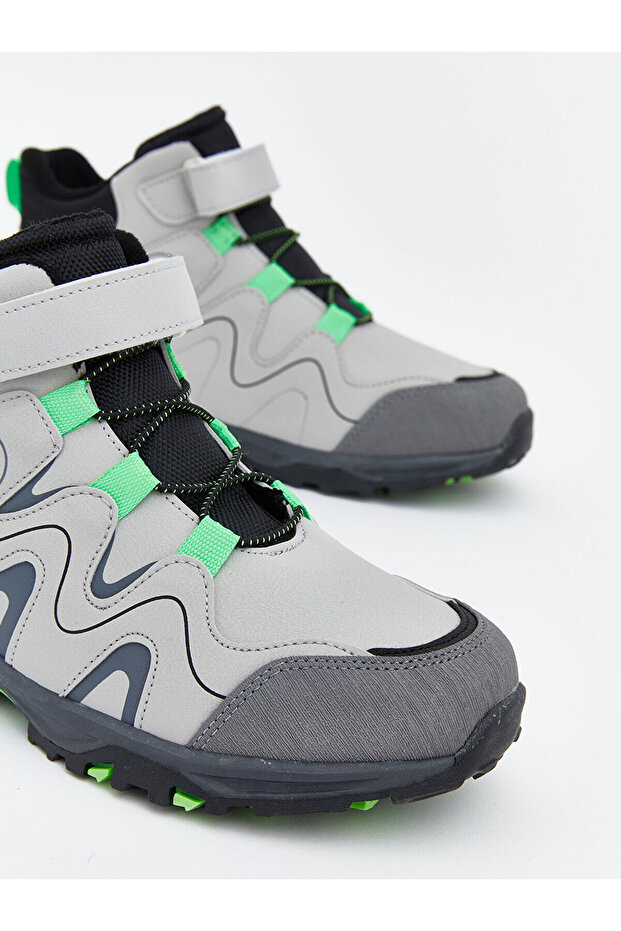 Cırt Cırtlı Bağcıklı Erkek Çocuk Trekking Bot - 3