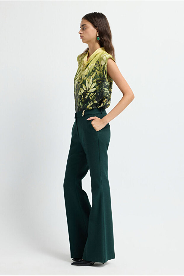 İspanyol Paça Pantolon - 4