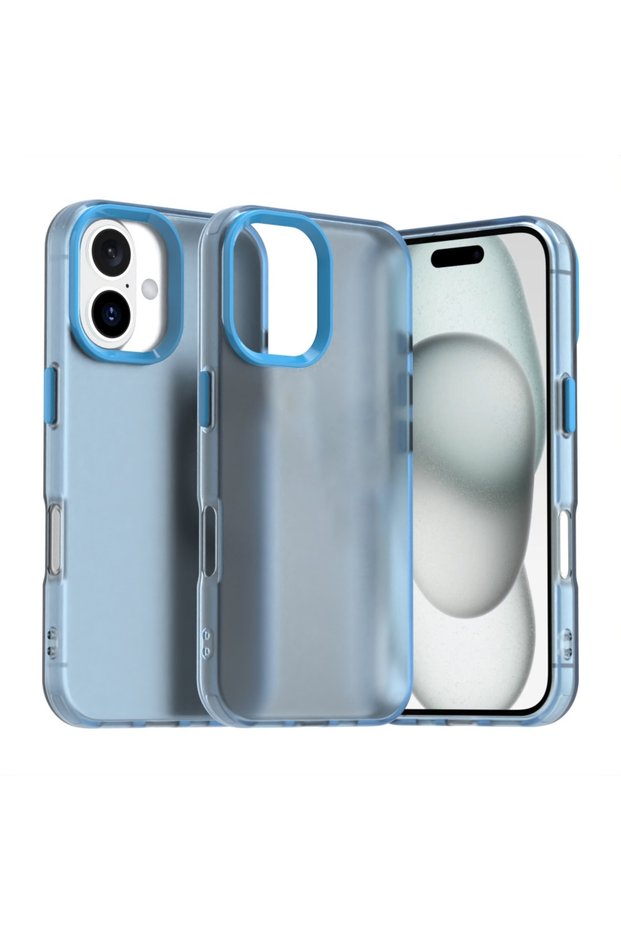 iPhone 16 Case Anti-Fingerprint Frosted Transparent Slim Design Minimalist Design