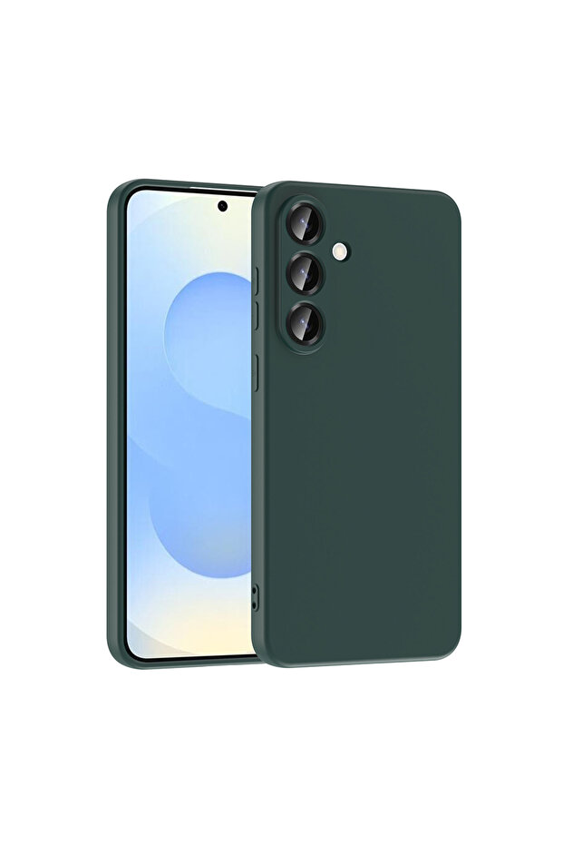 غطاء حماية CPPL Mara لهاتف Galaxy S25 FE - أخضر داكن - 1