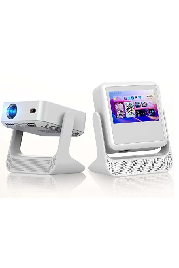 4K Portable Projector Dual Screen Touch Control LED Home Theater New Design - 1