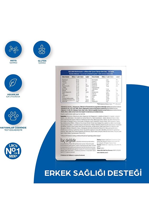 Wellman Original 30 Tablet - 2