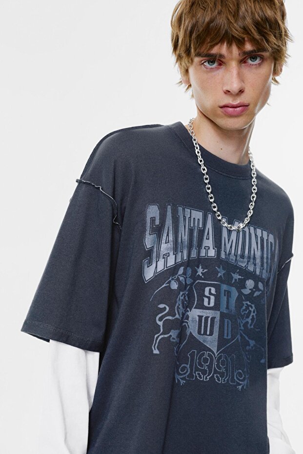 Çift kollu Santa Monica tişörtü - 2