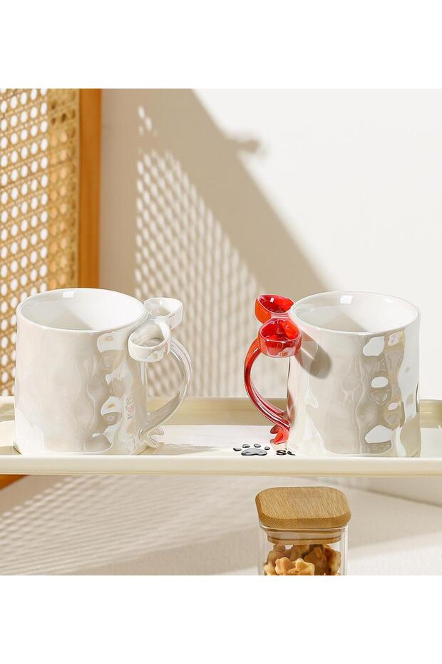 Crystal Handle Themed Ceramic Mug - 4