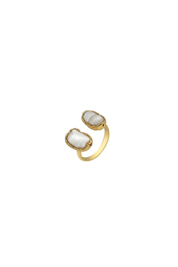 Adjustable Pearl Ring
