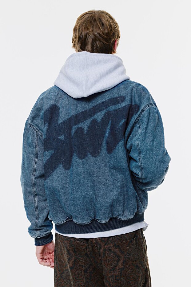 STWD bomber denim ceket - 5