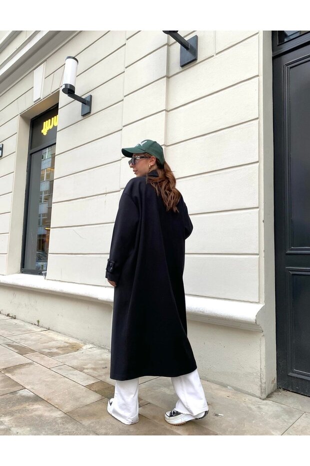 Premium Oversize Stamp Coat - 6