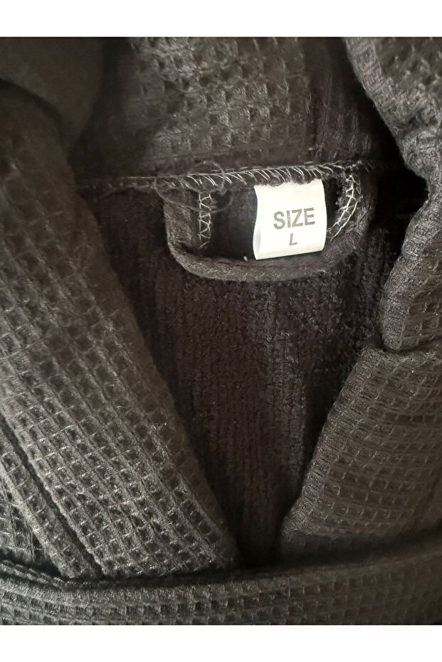 روب حمام بنمط الوافل 100% - 4