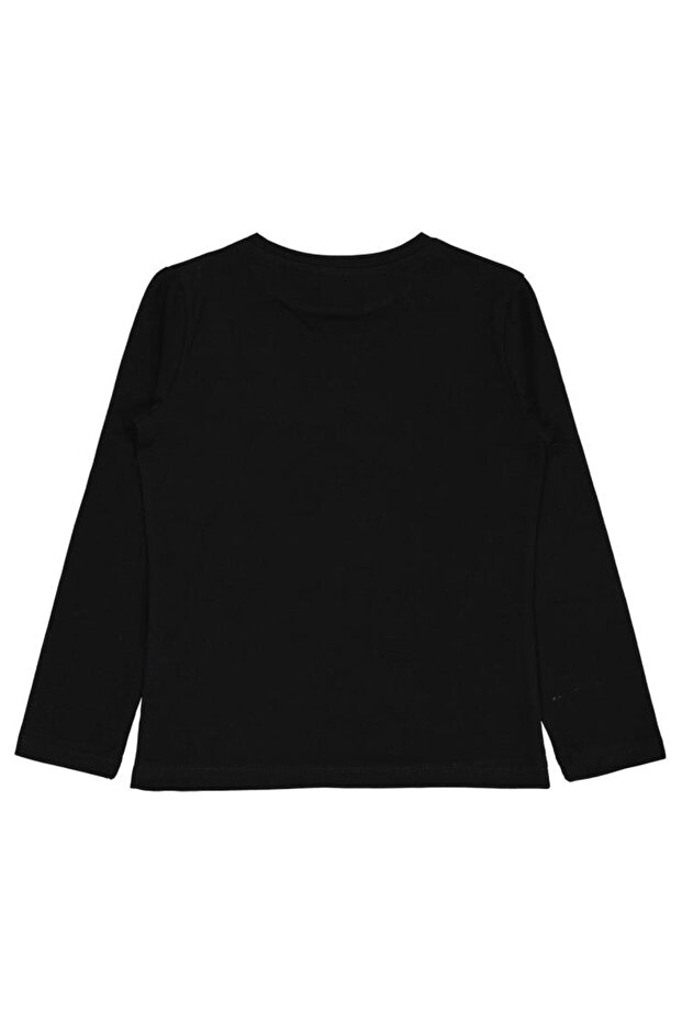 Basic 6-9 Yaş Sweatshirt - Siyah 8-9 Yaş - 2