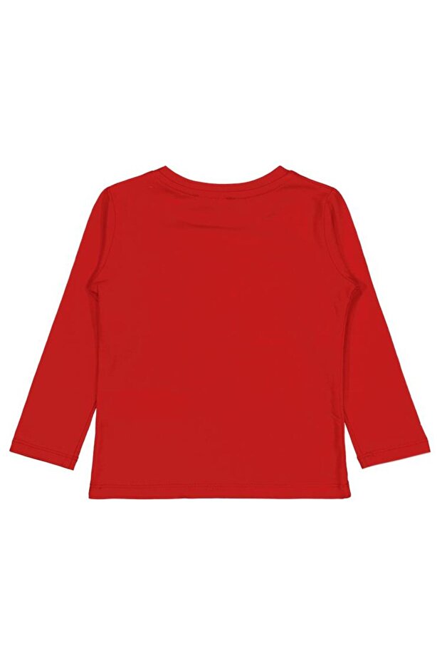 Basic 2-5 Yaş Sweatshirt - Kırmızı 3-4 Yaş - 1