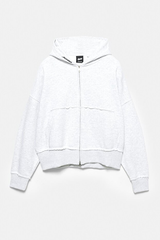 STWD Studio fermuarlı kapüşonlu sweatshirt - 7