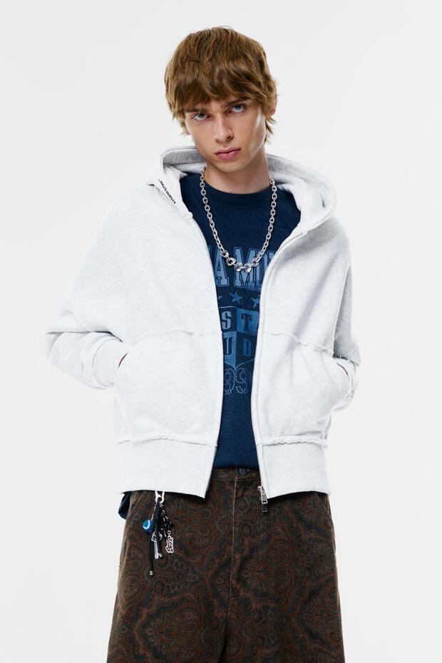 STWD Studio fermuarlı kapüşonlu sweatshirt - 2