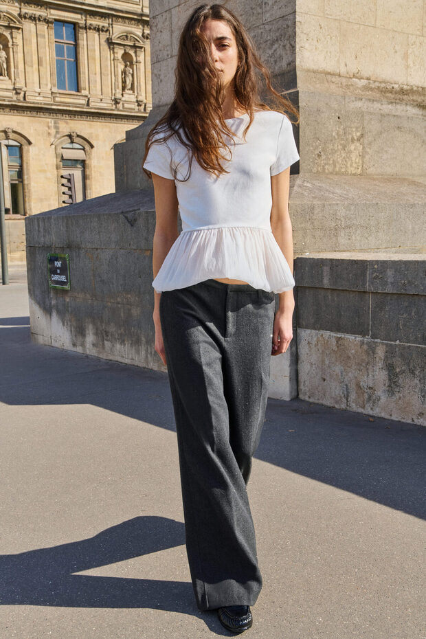 İşlemeli Pantolon - 2