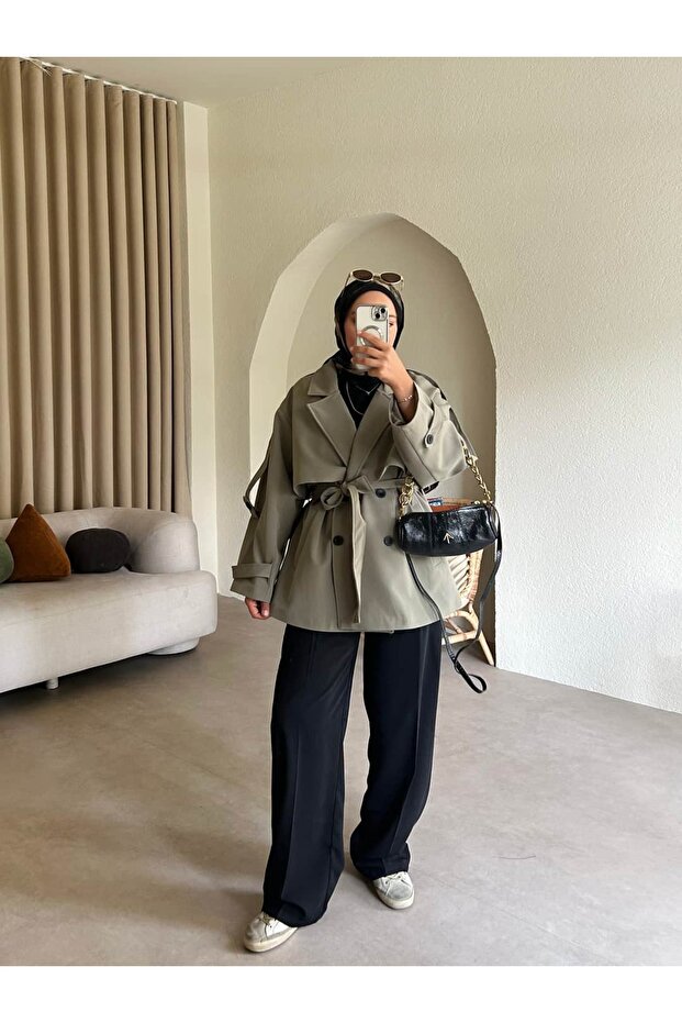 Premium Kısa Trenç - 2