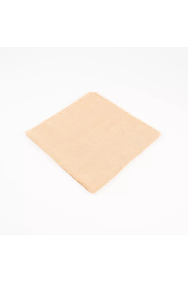 Flameli Cotton Scarf (96X96 Cm. Gold)