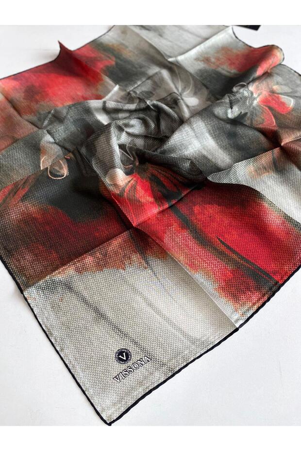 Twill Ipek Eşarp - 2