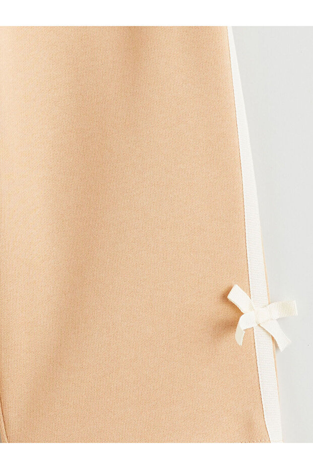 Beli Lastikli Kız Çocuk Eşofman Alt - 3