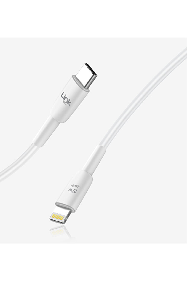Link Tech K603 Safe PD 30W Tip-C Lightning Şarj Kablosu - 4