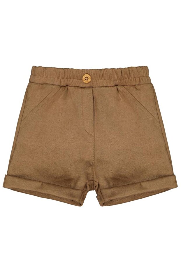 Süet 6-18 Ay Şort - Bej18-24 Ay - 1