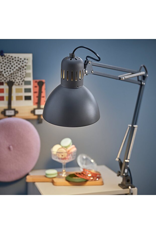 مصباح عمل، رمادي داكن - 5