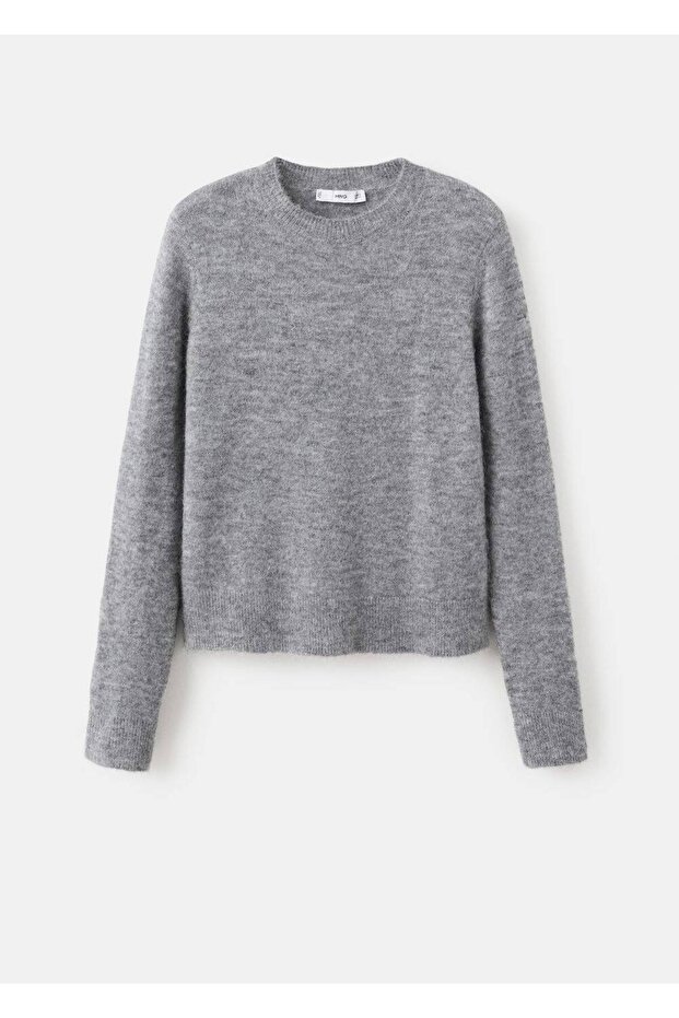 Yün karışımlı triko kazak - 3