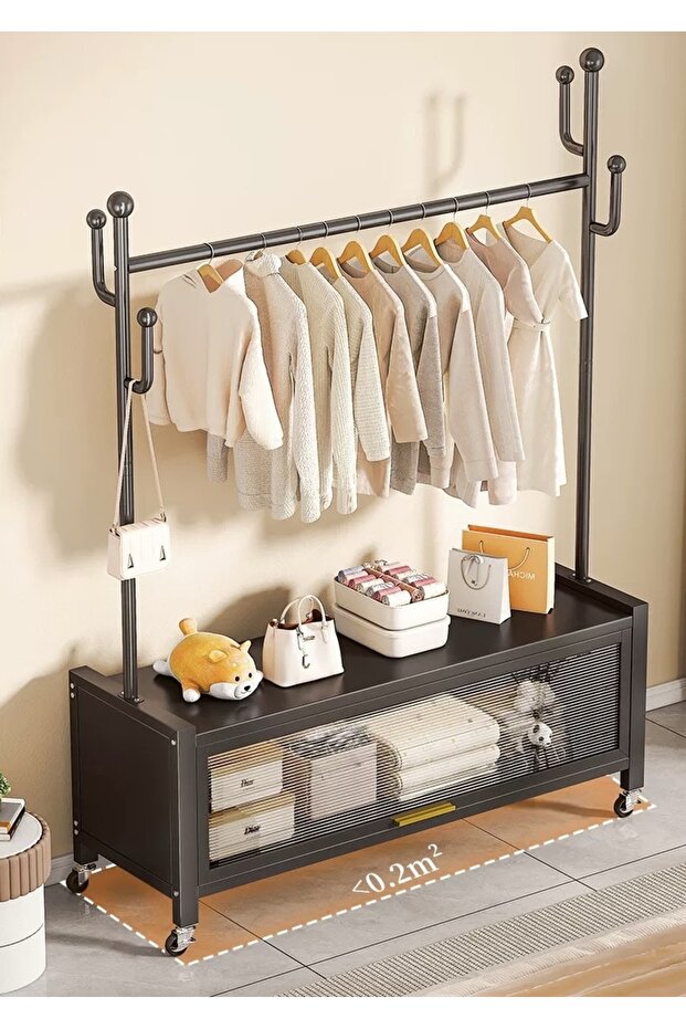 Multi-purpose clothes hanger with a modern and smart design for storage - 6